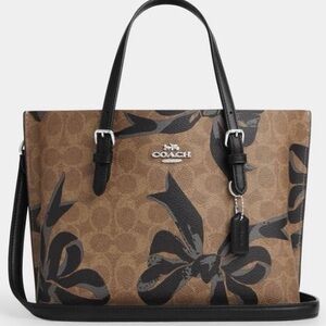 Coach Mollie Tote Bag 25 In Signatature Canvas